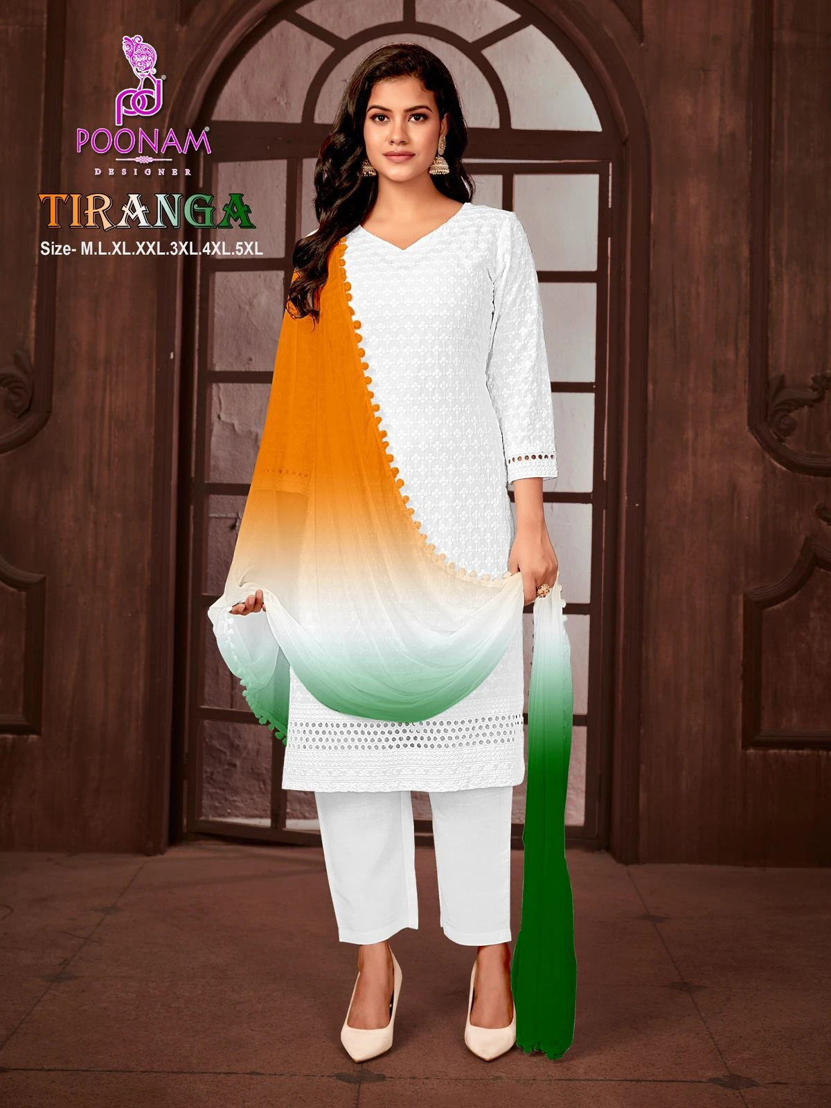 Poonam Designer Tiranga Pure Rayon Wholesale Readymade Salwar Suit Catalog — Wholesale Readymade Suit, MPA wholesale from Surat - Gallery Image 6